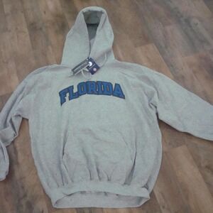 FLORIDA GATORS VINTAGE  HOODIE SWEATSHIRT 90S NEW‎ SEWED  LETTERS EMBROIDERED XL